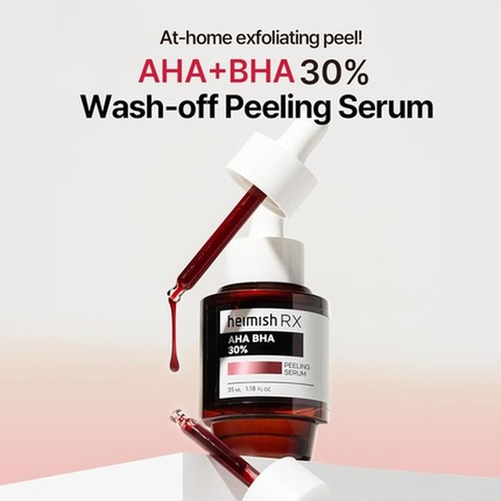 Actual product image Heimish Rx AHA BHA 30% Peeling Serum - Wash-Off Chemical Peel (35 ml)