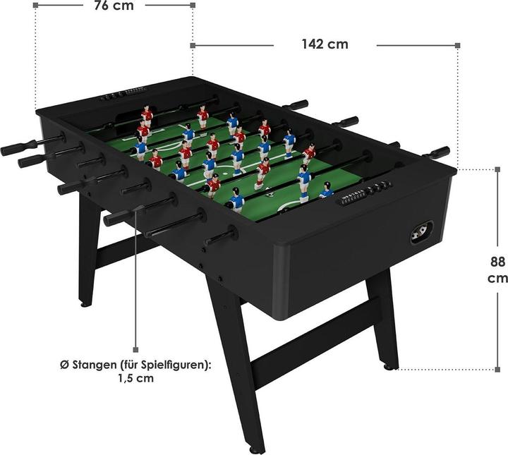 Immagine prodotto Juskys Kickertisch