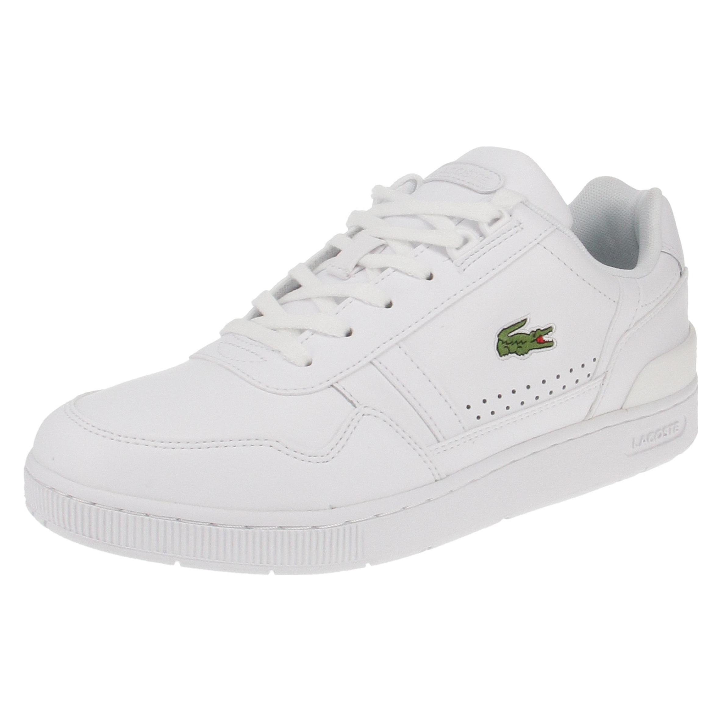 Lacoste, Herren, Sneakers, Sneaker Sportlich T-Clip 0121 2 Sma - 14517, Weiss, (46)