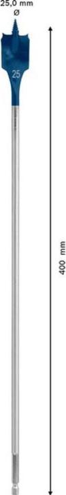Image du produit Bosch Professional Zubehör Mèche à fraiser plate Expert SelfCut Speed, 25 x 400 mm (25 millimètres)