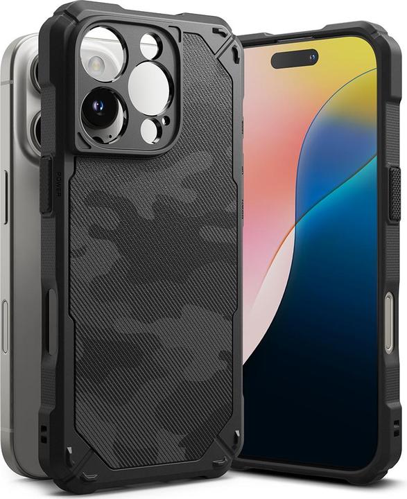 Image du produit Ringke Case for iPhone 16 Pro Max RUGGED GEAR CAMO BLACK (Apple iPhone 16 Pro Max)