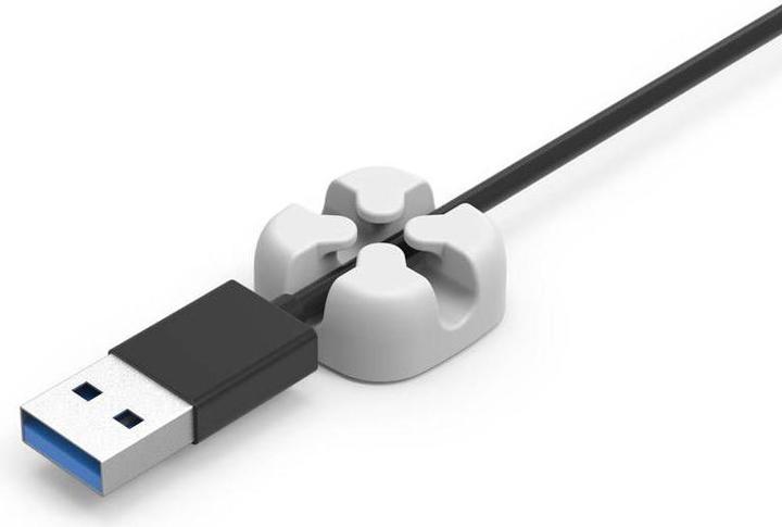 Actual product image Orico Cable holder organizer (grey)