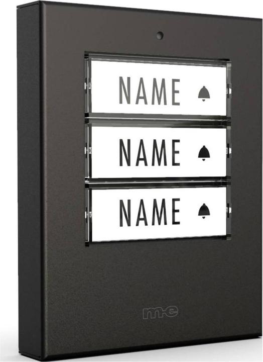 Actual product image M-E Bell-503 TX-EG Funk-Klingeltaster 3-Familienhaus