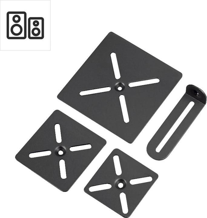 Image du produit Hama Support de haut-parleur (1 paire, Support, Réglable en hauteur)