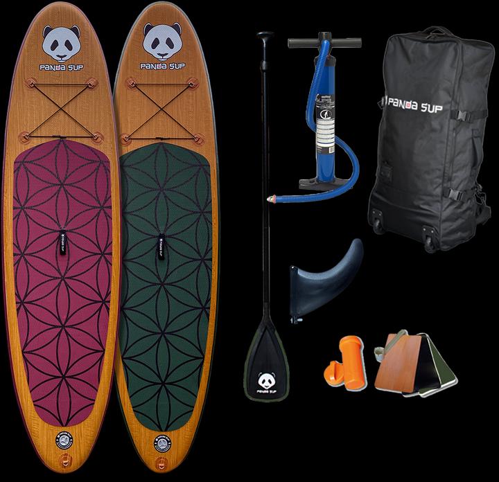 Actual product image Panda Sup iPanda 10'4" Yoga / Family Set Olive (10'4")