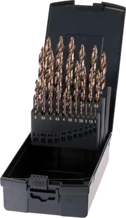 Produktbild Phantom Athletics Phantom 191420310 HSS-E Spiralbohrer-Set DIN 338 Stufenbohrer mit Dreiflächenschaft 3-10x1 mm (10 Millimeter, 3 Millimeter)