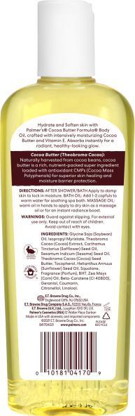 Actual product image Palmer's Moisturizing Body Oil (Body oil, 250 ml)