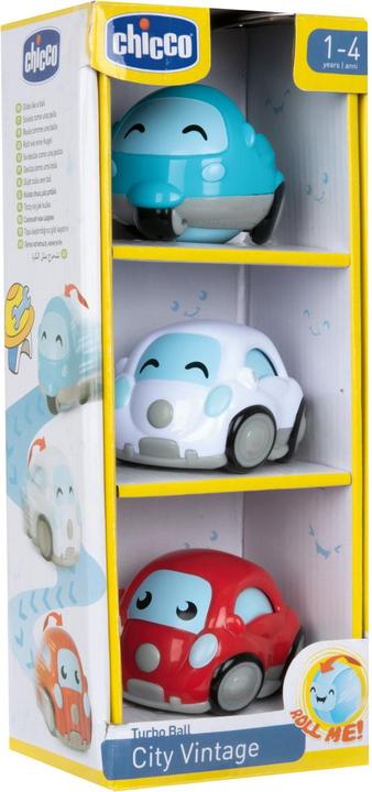 Actual product image Chicco Turbo Ball - City Vintage 3pcs