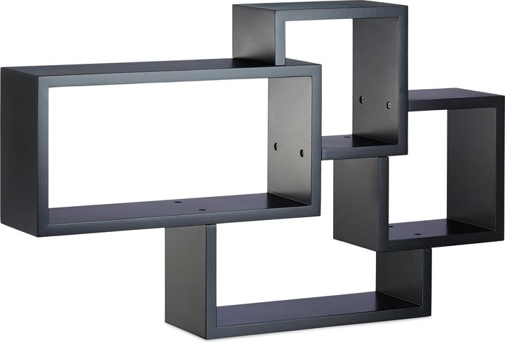 Actual product image Relaxdays Floating Cube Shelf (69 x 12 x 42 cm)