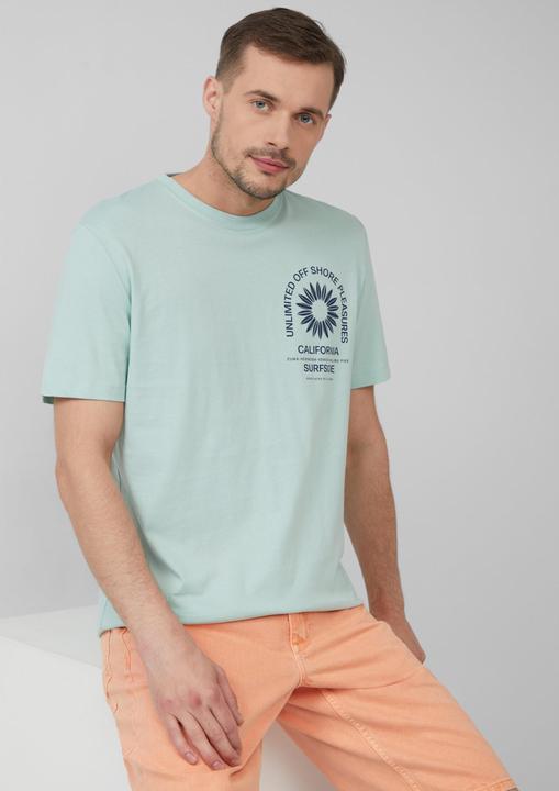 Produktbild S.Oliver T-Shirt T-Shirt mit Crew Neck und Frontprint (3XL)