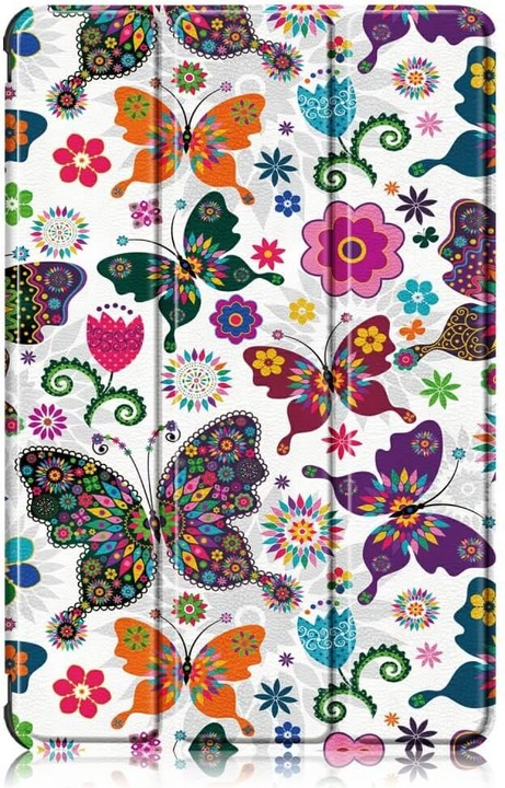 Actual product image Cover-Discount Galaxy Tab A7 Lite - Tri-fold Smart Case Butterflies (Galaxy Tab A7 Lite)