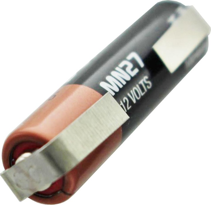 Produktbild Duracell Batterie MN27, mit Lötfahnen in U-Form (1 Stk., A27)