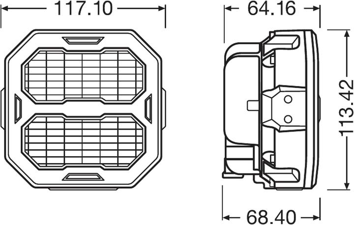 Image du produit Osram LEDriving Cube PX4500 Flood