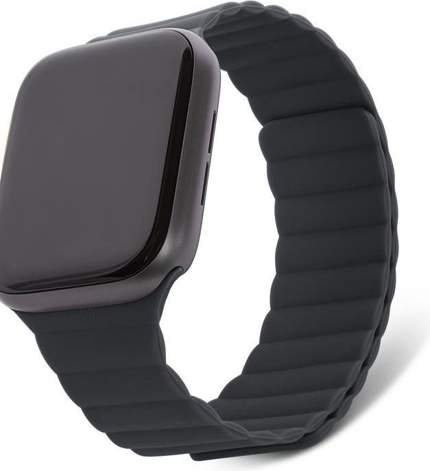 Produktbild Cyberport magnetisches Silikonarmband LITE Schwarz 38-40mm (Silikon)