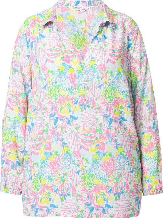 Actual product image Angel of Style Bluse, farbenfroher Alloverdruck, Langarm (52)