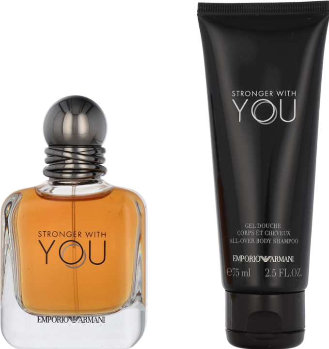 Actual product image Giorgio Armani Stronger With You Set Eau de Toilette 50ml + Shower Gel 75ml (Fragrance set)