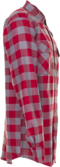 Produktbild Planam Squarehemd 1/1 Arm rot/zink 37/38 39/40 (40)