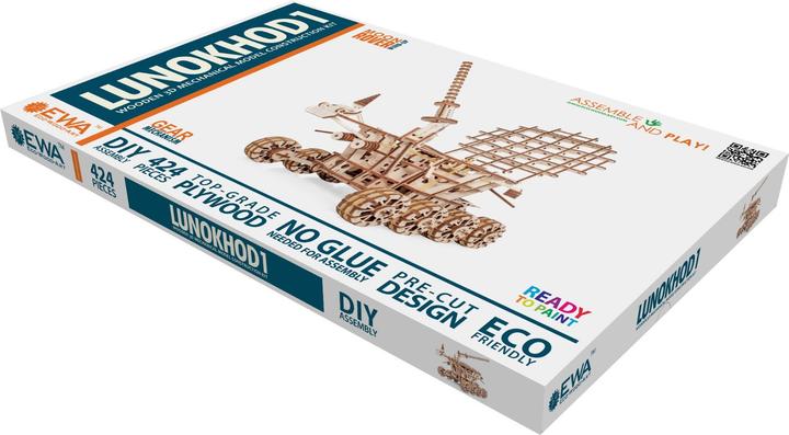 Actual product image Eco Wood Art Lunchod 1 (Lunar Rover)