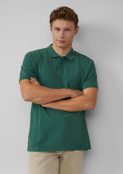 Produktbild S.Oliver Polo-Shirt Poloshirt aus Piqué (S)