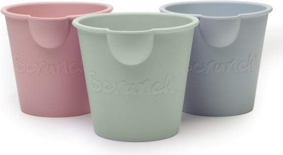 Productafbeelding Scrunch - Bademmer set van 3 - Sage Green, Dusty Rose, Duck Egg Blue