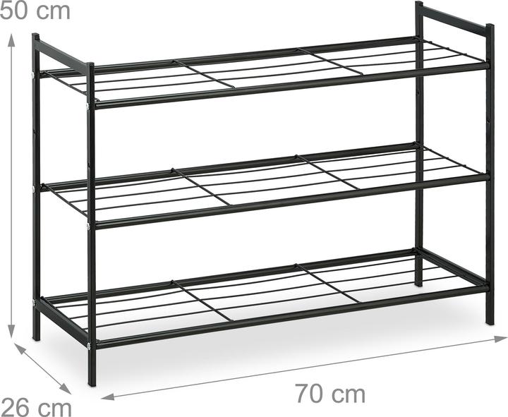 Image du produit Relaxdays Baylee (70 x 26 x 50 cm)