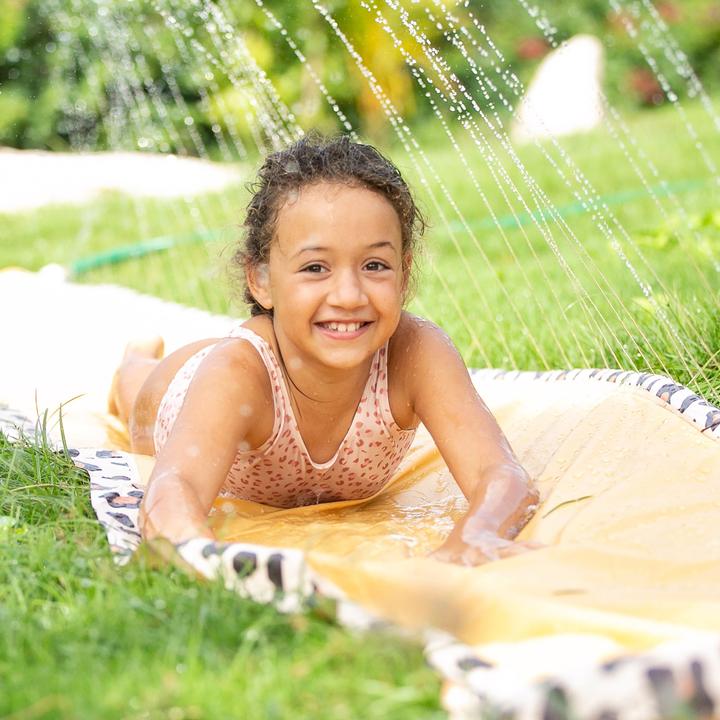 Produktbild Swim Essentials Single Waterslide Beige Leopard Sprinkler (5.50 m)