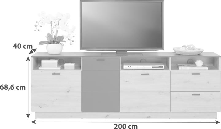 Produktbild Lipo TV Möbel (200 x 40 x 68.60 cm)
