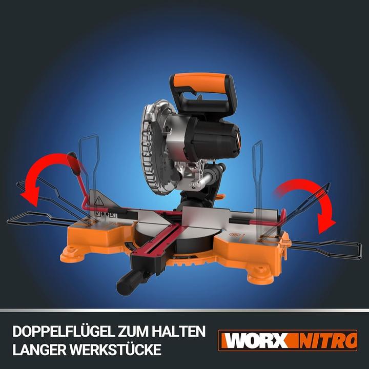 Produktbild Worx Zug, Kapp & Gehrungssäge 20V WX845
