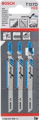 Image du produit Bosch Professional Zubehör Lame de scie sauteuse PRO Alu T127D, 100 mm, 5 pcs.