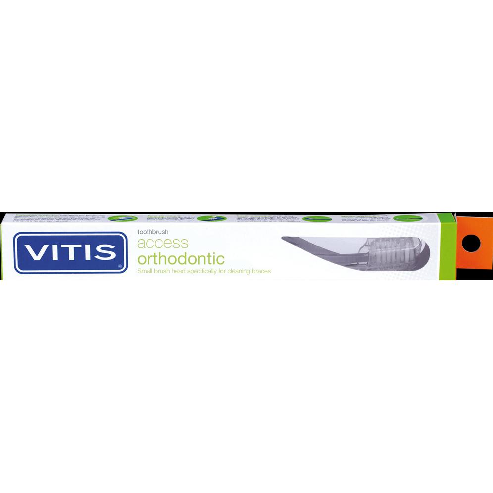 Thumbnail - Vitis, Handzahnbürste, orthodontic Zahnbürste (1 x)