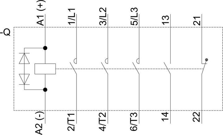 Immagine prodotto Siemens Contattore di potenza 3RT2026-2FB40 1 pz.