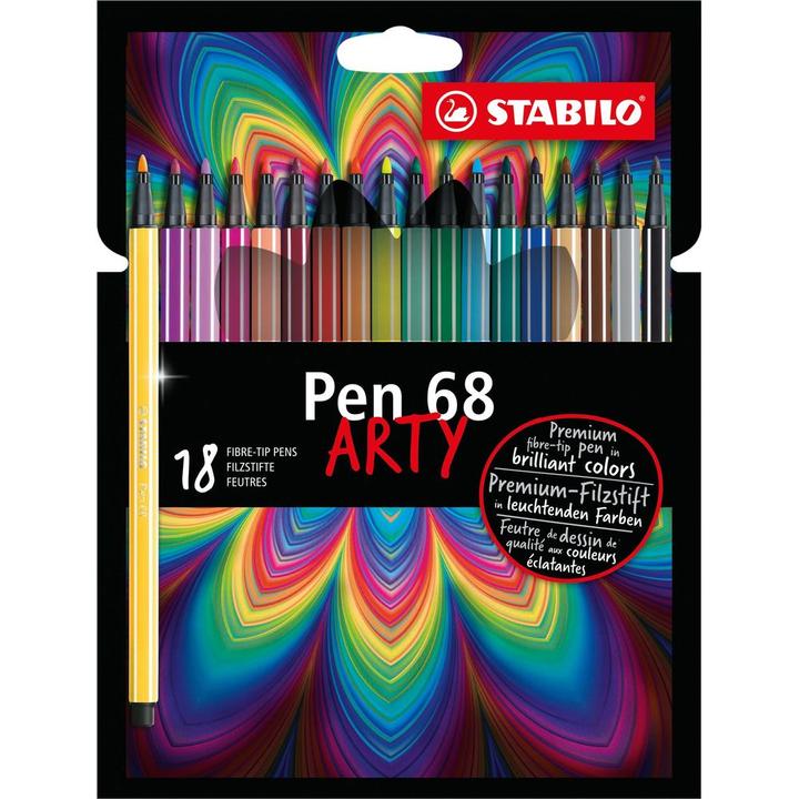 Produktbild STABILO Pen 68 Arty (Sortiert, 18 x)
