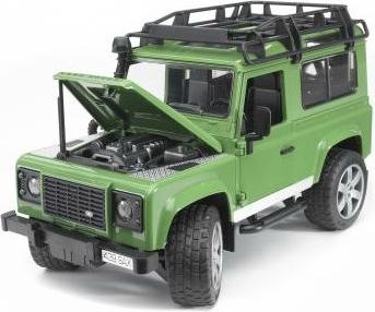 Produktbild Bruder Land Rover Defender mit Pferdeanhänger