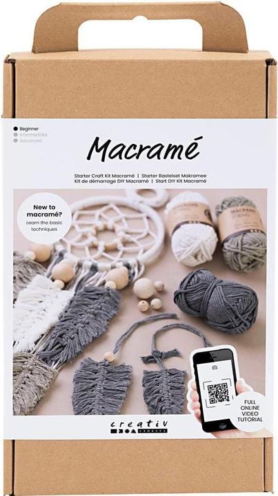 Actual product image Creativ Company Learning set Macramé