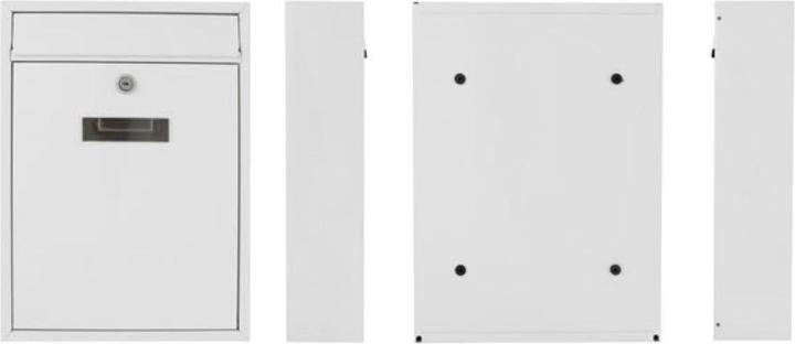 Image du produit Perel BOITE À COURRIER - IBIZA - BLANC - 36 x 26 x 8 cm