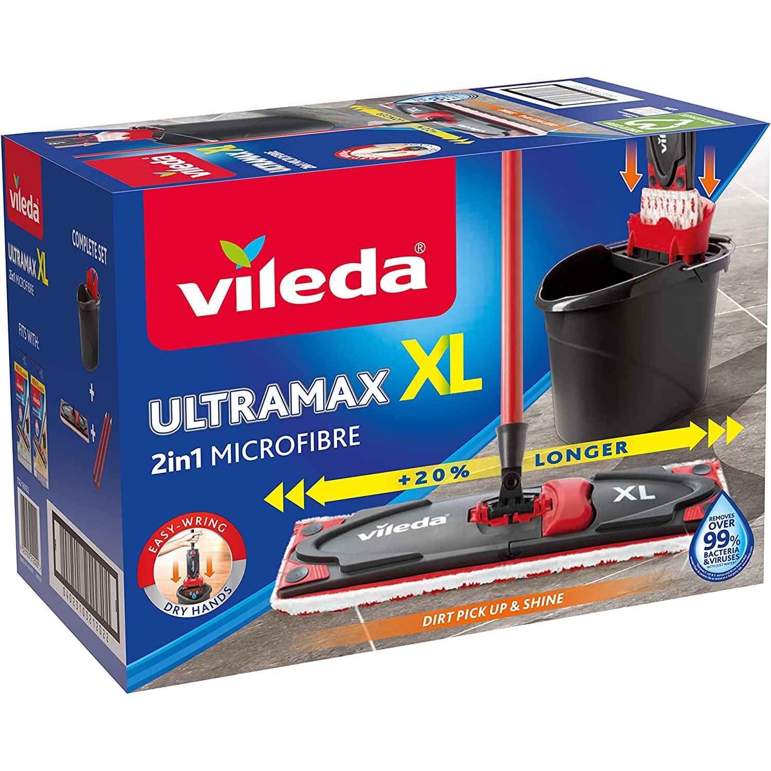 Thumbnail - Vileda UltraMat XL, Reinigungsutensil, Schwarz, Rot