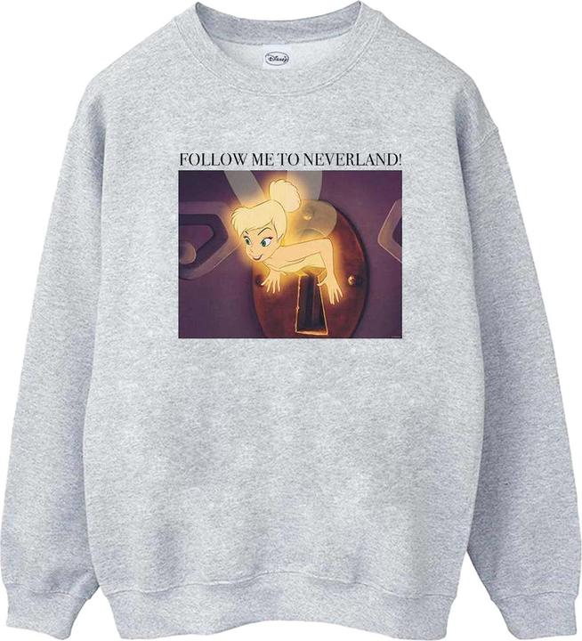 Actual product image Disney Womens/Ladies Tinker Bell Follow Me Sweatshirt (L)