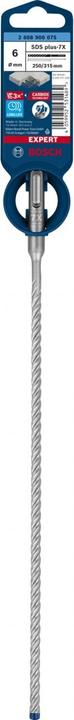 Produktbild Bosch Professional Zubehör EXPERT SDS plus-7X Hammerbohrer, 6 x 250 x 315 mm (6 Millimeter)