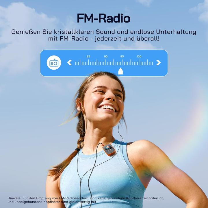 Produktbild Wolfang MP3-Player mit Sportclip (64 GB)