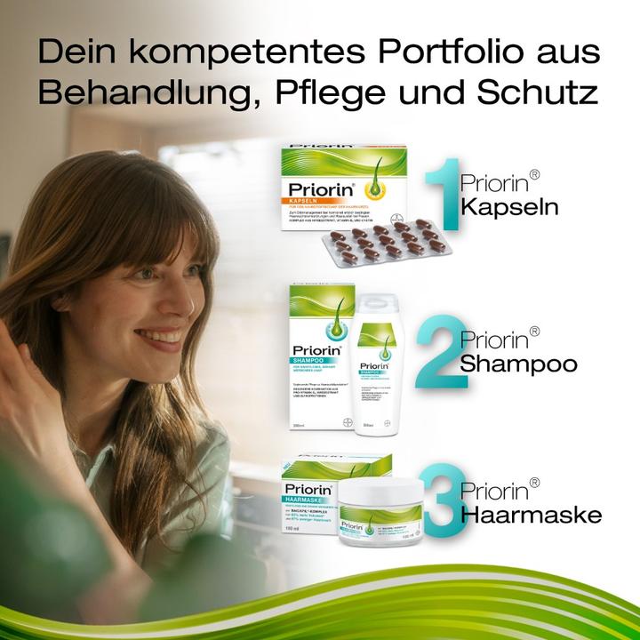 Produktbild Priorin Haarmaske kraftloses und dünner werdendes Haar, 180 ml Masken (180 ml)