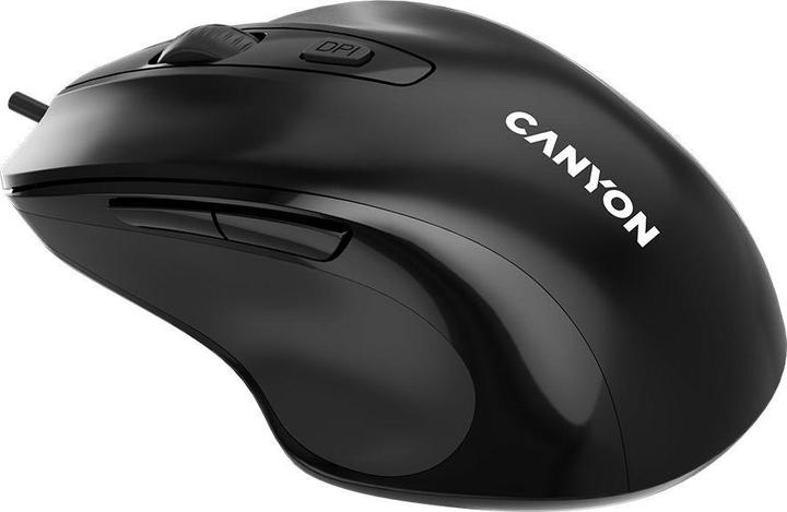 Actual product image Canyon Computer mouse mouse M-6 Wired Black (Cable)