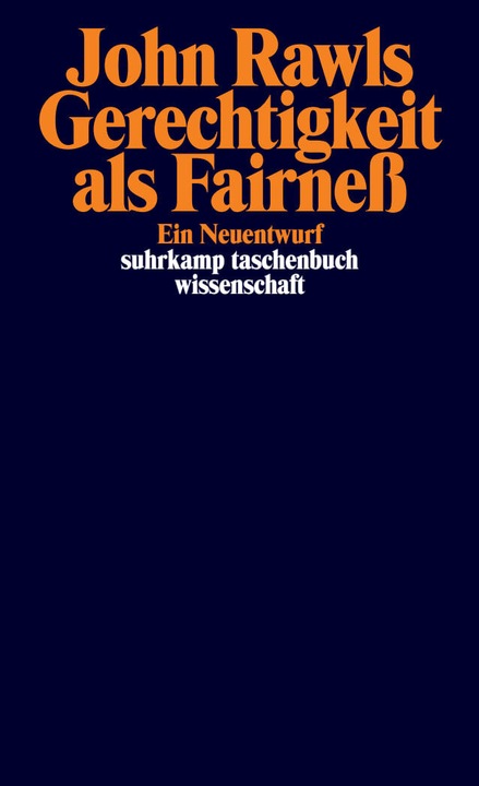 Produktbild Gerechtigkeit als Fairness (Deutsch, John Rawls, 2006)