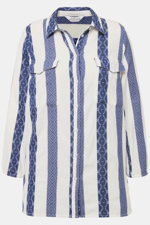 Actual product image Studio Untold Striped Button Down Shirt (46, 48)