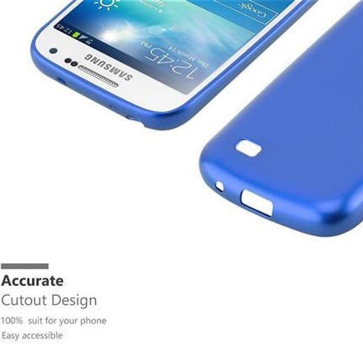 Actual product image Cadorabo TPU Matt Metallic Cover (Samsung Galaxy S4 mini)