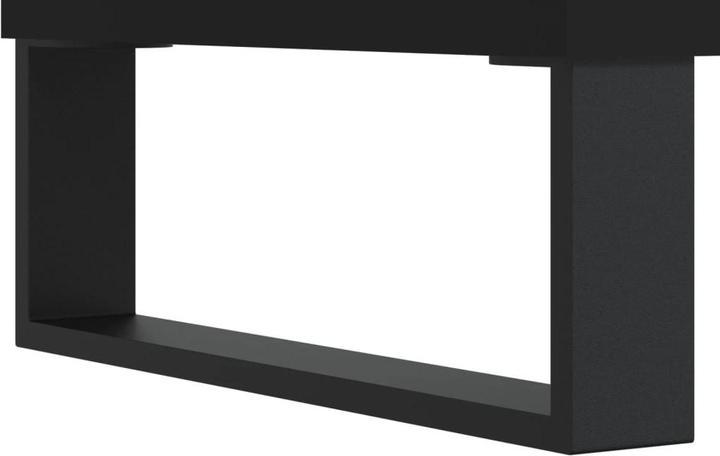 Produktbild vidaXL Badschrank Schwarz 58x33x60 cm Holzwerkstoff, Farbe (58 x 33 x 60 cm)