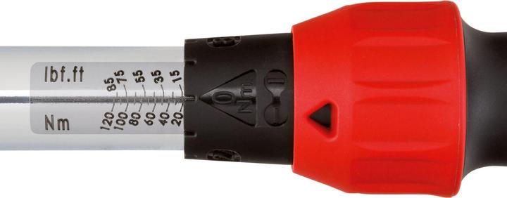 Produktbild Vigor Drehmomentschlüssel ∙ V3898 ∙ Nm min-max: 20 - 120 Nm ∙ Toleranz: 4% ∙ Vierkant 12,5 mm (1/2 … (1/2", 20 - 120 Nm)