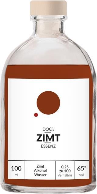 Dwersteg DOC's Essence Cinnamon (65 %, Germany, 1 x 10 cl, Bitter liqueurs)