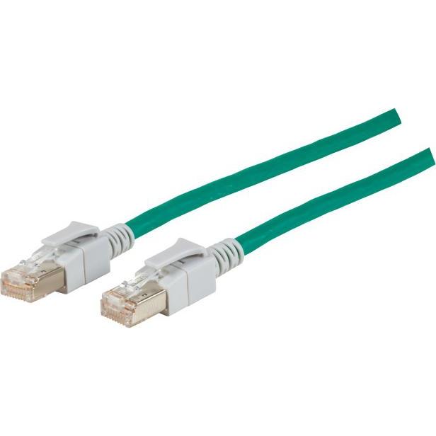 EFB Elektronik Hersteller: RJ45 Patchkabel S/FTP, Cat.6A, VC LED, 1m, grün Das geschirmte Cat.6A RJ4 (S/FTP, CAT6a, 1 m)...