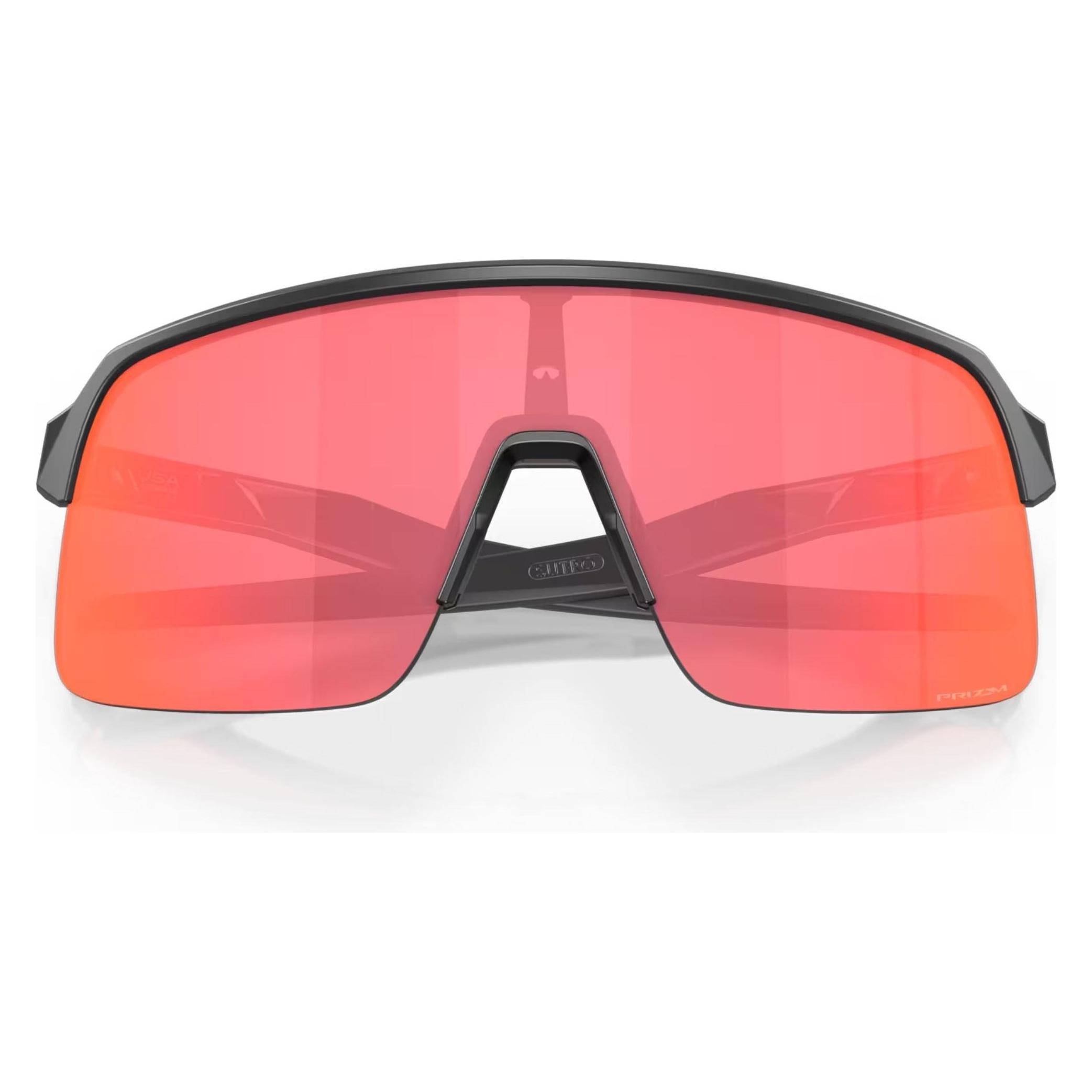 Oakley, Unisex, Sportbrillen, Sutro Lite (Mat Koolstof, Prizm Trail Zaklamp), Rood, Zwart