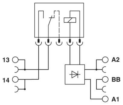Produktbild Phoenix Contact PLC-RSC- 24DC/ 1AU/MS/SEN